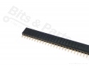 Headerpin socket female 1x40 pins